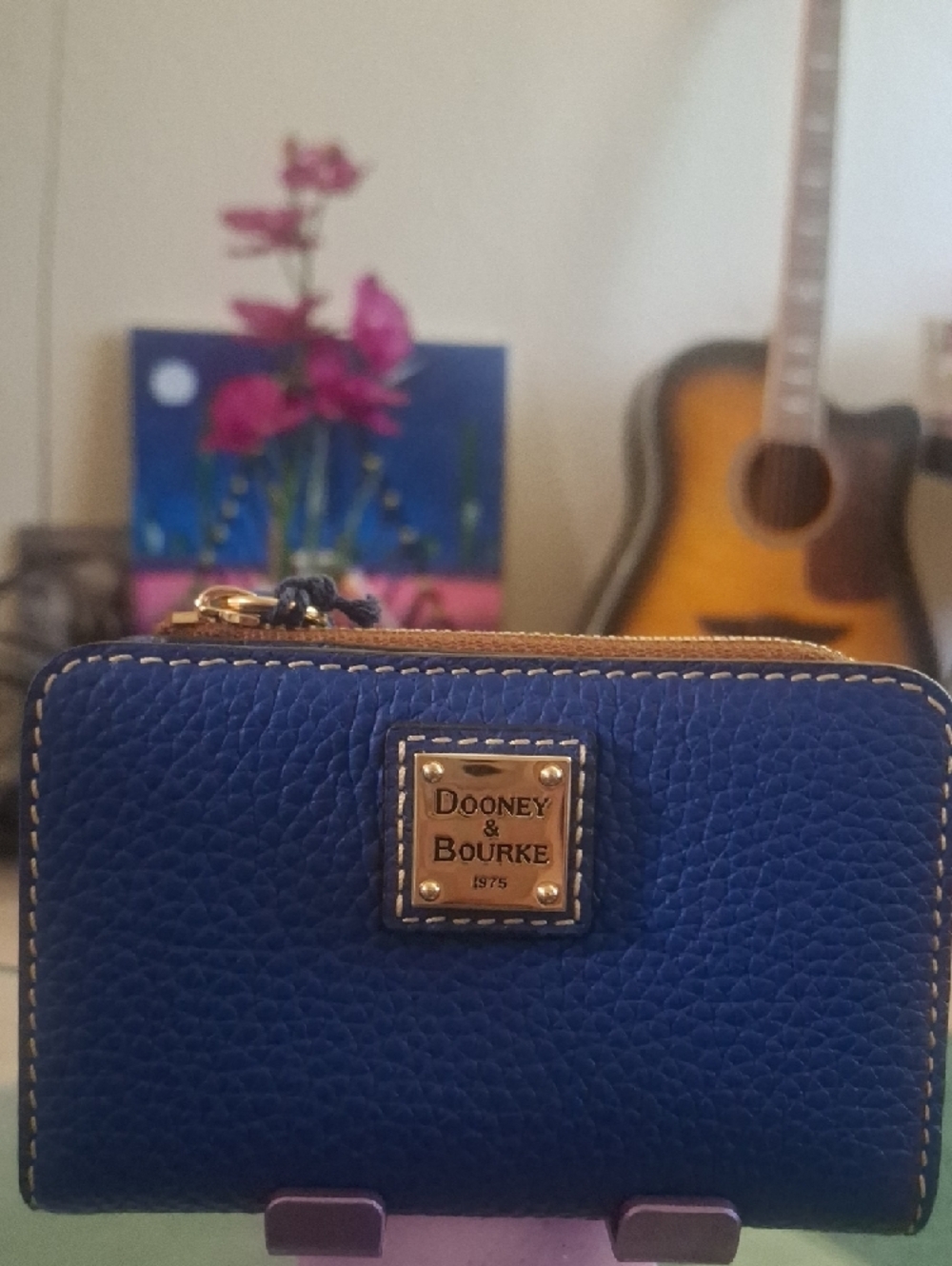 Dooney & Bourke Zip Credit Card Wallet 12 -French Blue💙 - Picture 7 of 8